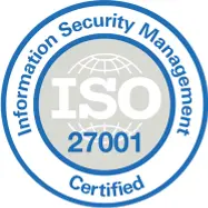 ISO/IEC 27001 certified
